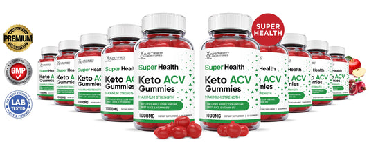 (10 Pack) Super Health Keto Extreme ACV Gummies 2000mg Dietary Supplement 600 Gummys