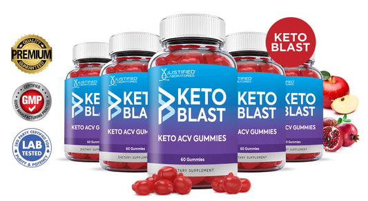 (5 Pack) Keto Blast ACV Gummies 1000MG Dietary Supplement 300 Gummys