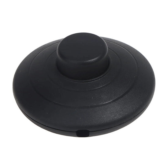 (Black) 317 Floor Lamp Foot Switch On Off Halfway Round Foot Reset Button Online Switch