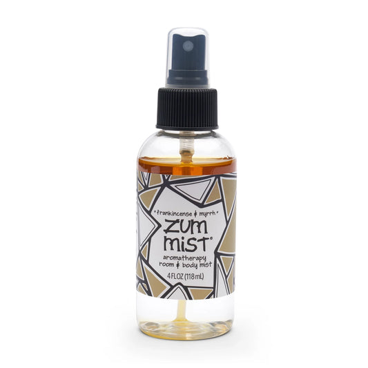 ZUM Frankincense and Myrrh Body Spray for Women, 4 Oz